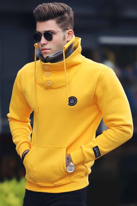 yellow colour hoodie