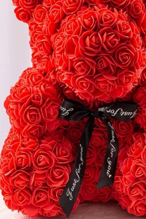 Urs trandafir MERINDI RED 34 cm, Culoare: roșu, IVET.RO - Reduceri de până la -80%