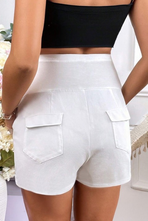 Pantaloni scurți de gravidă RELGANA, Culoare: alb, IVET.RO - Reduceri de până la -80%