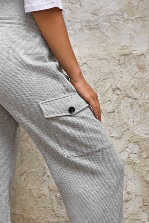 Pantaloni pentru gravidă BORTENA, Culoare: gri, IVET.RO - Reduceri de până la -80%