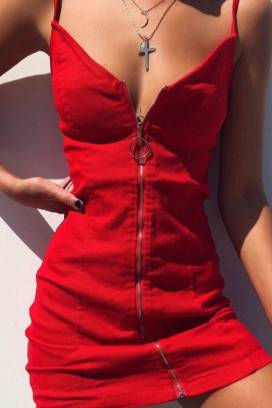 рокля IVELINA RED