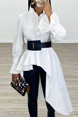 cămașă de damă NING WHITE