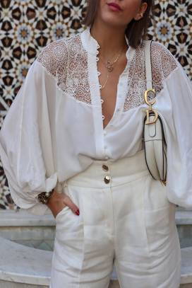 cămașă de damă BEVERLY WHITE