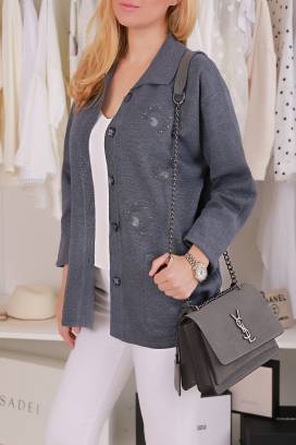 cardigan FIONA GREY- Modă maxi