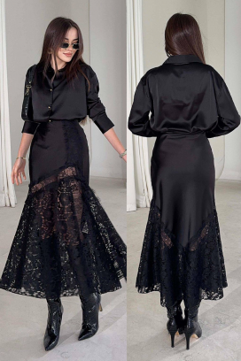 fustă DANZOLA BLACK