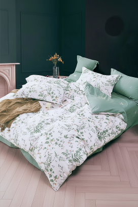 lenjerie de pat EGOLERDA 200x220 cm bumbac 4 piese