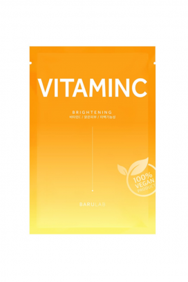 mască exfoliantă pentru față BARULAB The Clean Vegan Mask Vitamin C 23g