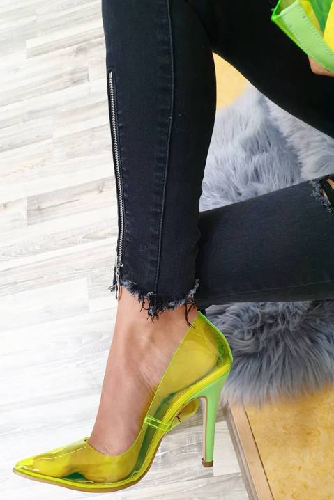 Pantofi CLOVER LIME, Culoare: lime, IVET.RO - Reduceri de până la -80%