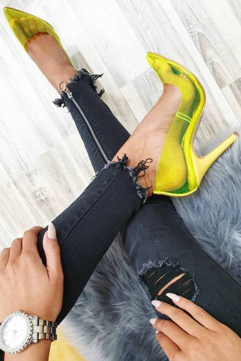 Pantofi CLOVER LIME, Culoare: lime, IVET.RO - Reduceri de până la -80%
