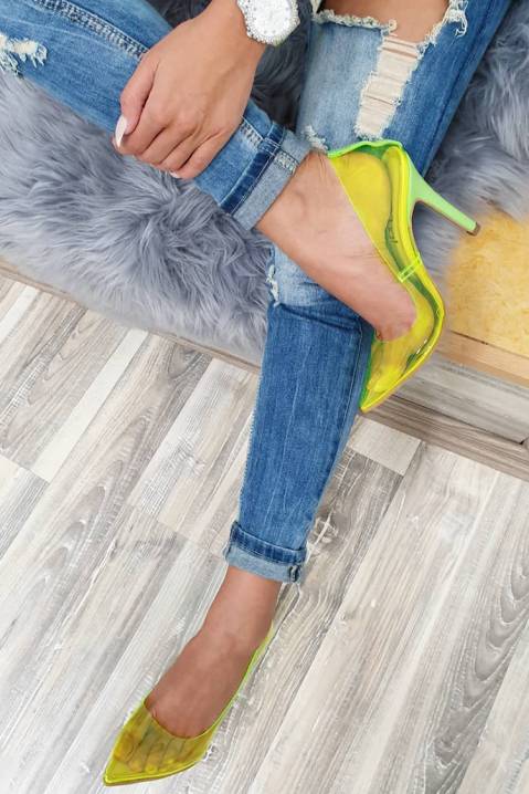 Pantofi CLOVER LIME, Culoare: lime, IVET.RO - Reduceri de până la -80%