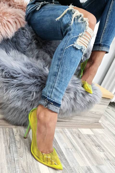 Pantofi CLOVER LIME, Culoare: lime, IVET.RO - Reduceri de până la -80%