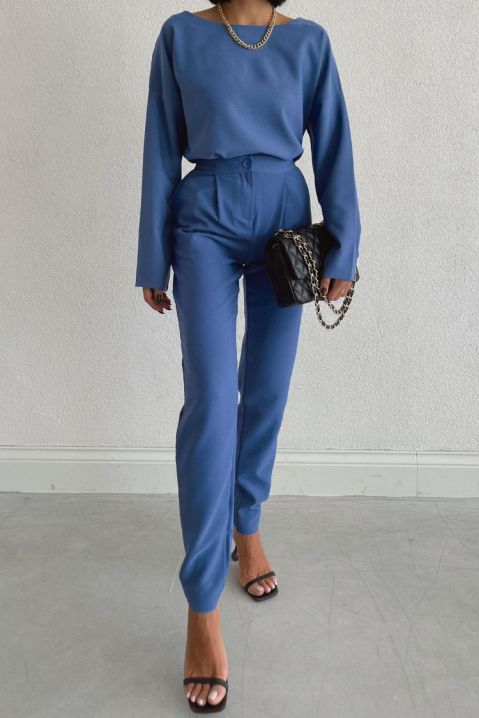Complet SANTOLA BLUE, Culoare: albastru, IVET.RO îmbrăcăminte femei și bărbați , lenjerie de corp, încălțăminte, accesorii