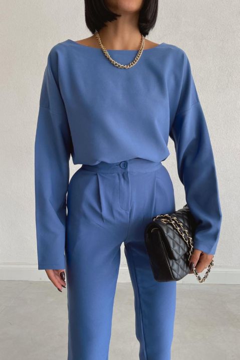 Complet SANTOLA BLUE, Culoare: albastru, IVET.RO îmbrăcăminte femei și bărbați , lenjerie de corp, încălțăminte, accesorii