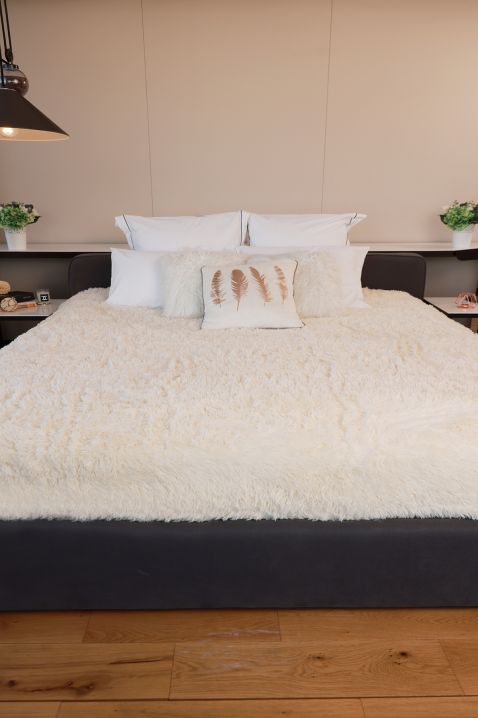 Pătură BERKILA ECRU 200x220 cm, Culoare: ecru, IVET.RO - Reduceri de până la -80%