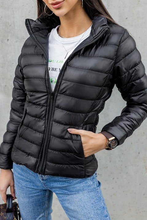 Geacă RENIKA BLACK, Culoare: negru, IVET.RO îmbrăcăminte femei și bărbați , lenjerie de corp, încălțăminte, accesorii