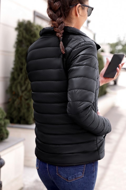 Geacă RENIKA BLACK, Culoare: negru, IVET.RO îmbrăcăminte femei și bărbați , lenjerie de corp, încălțăminte, accesorii