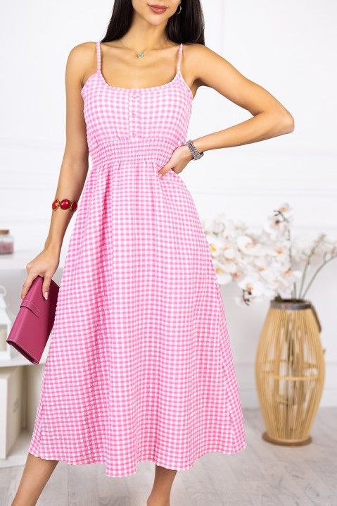 Rochie ADRIENE PINK, Culoare: Aab cu roz, IVET.RO îmbrăcăminte femei și bărbați , lenjerie de corp, încălțăminte, accesorii