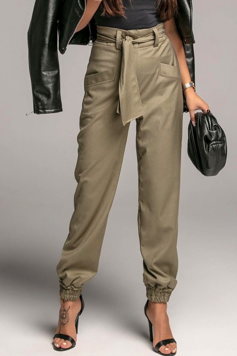 Pantalon RITIANA KHAKI, Culoare: khaki, IVET.RO - Reduceri de până la -80%
