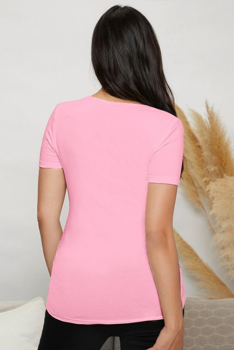 Bluză pentru gravide NETISHA PINK, Culoare: roz, IVET.RO - Reduceri de până la -80%