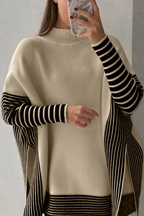 Pulover VALNETA ECRU, Culoare: multicolor, IVET.RO îmbrăcăminte femei și bărbați , lenjerie de corp, încălțăminte, accesorii