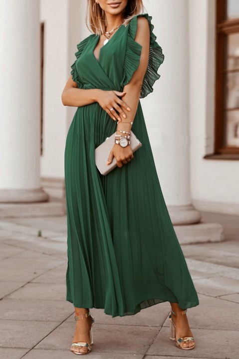 Rochie MERZALA GREEN, Culoare: verde, IVET.RO îmbrăcăminte femei și bărbați , lenjerie de corp, încălțăminte, accesorii