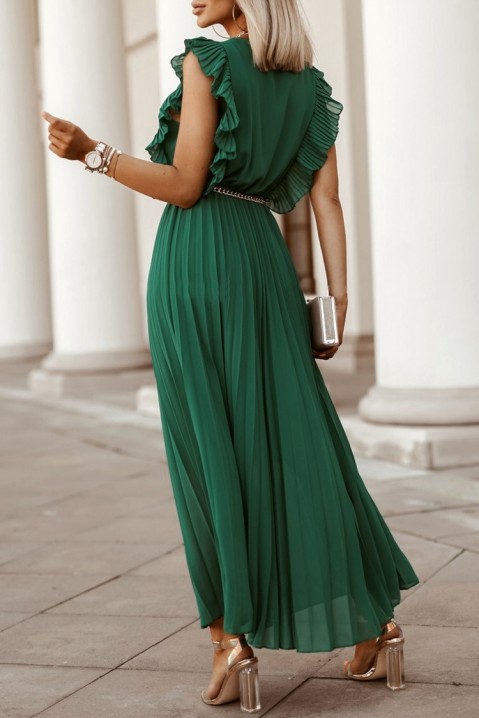 Rochie MERZALA GREEN, Culoare: verde, IVET.RO îmbrăcăminte femei și bărbați , lenjerie de corp, încălțăminte, accesorii