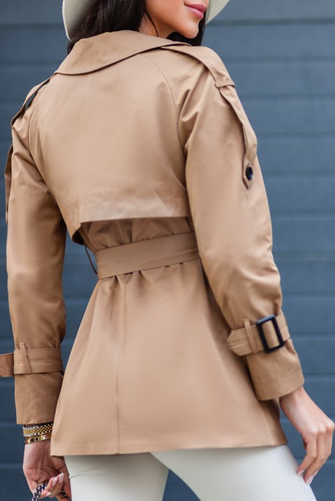 Pardesiu MIRLENA BEIGE, Culoare: bej, IVET.RO îmbrăcăminte femei și bărbați , lenjerie de corp, încălțăminte, accesorii