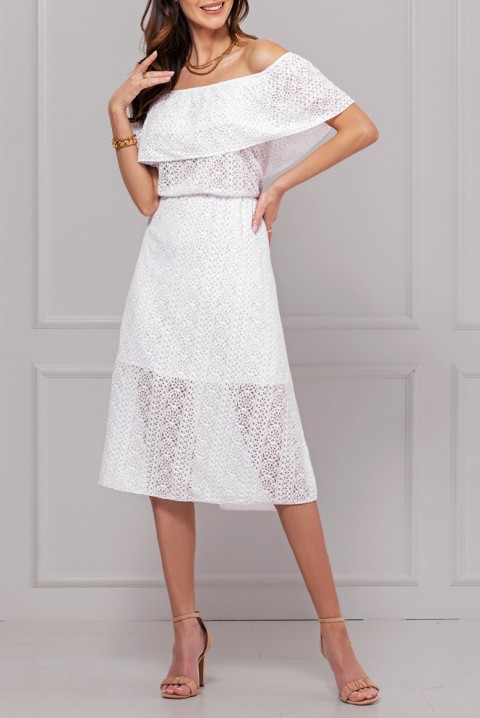 Rochie FRANCHELA WHITE, Culoare: alb, IVET.RO - Reduceri de până la -80%