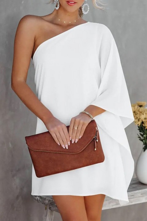 Rochie LUSEMILA WHITE, Culoare: alb, IVET.RO îmbrăcăminte femei și bărbați , lenjerie de corp, încălțăminte, accesorii