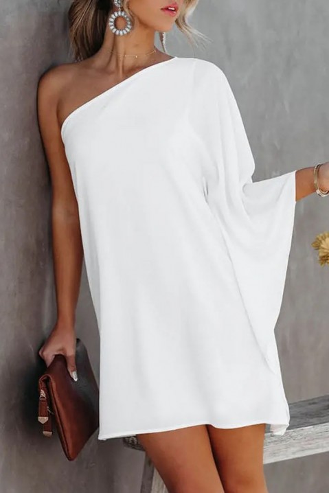 Rochie LUSEMILA WHITE, Culoare: alb, IVET.RO îmbrăcăminte femei și bărbați , lenjerie de corp, încălțăminte, accesorii