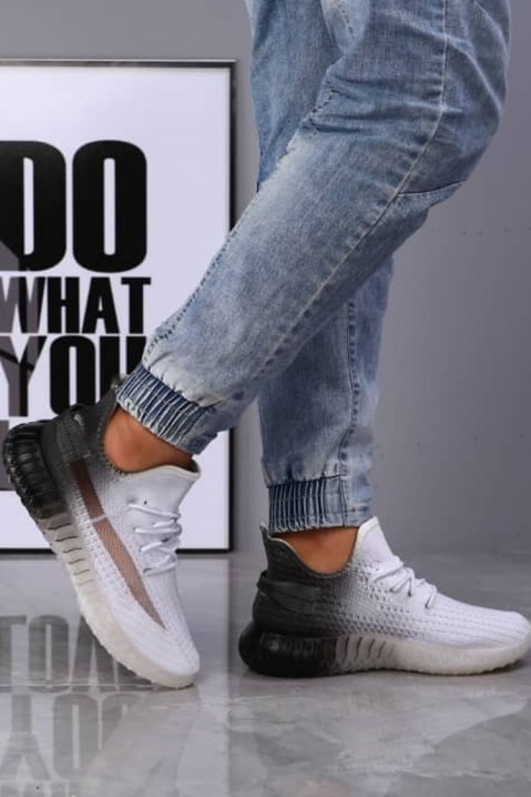 Adidași bărbați ALDEMO, Culoare: negru și alb, IVET.RO îmbrăcăminte femei și bărbați , lenjerie de corp, încălțăminte, accesorii