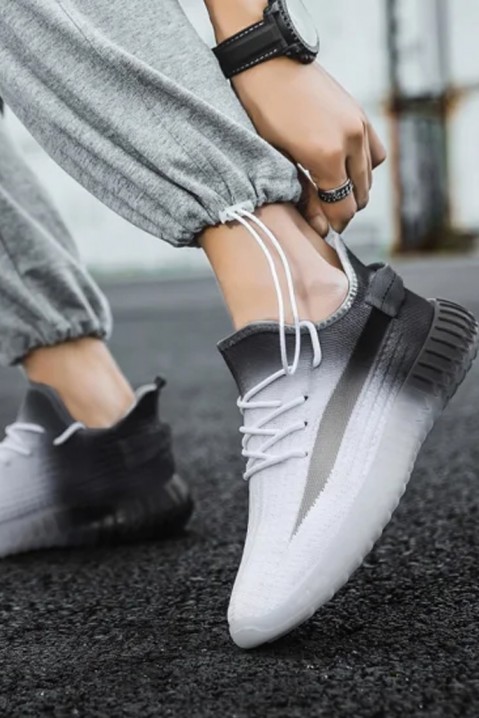 Adidași bărbați ALDEMO, Culoare: negru și alb, IVET.RO îmbrăcăminte femei și bărbați , lenjerie de corp, încălțăminte, accesorii