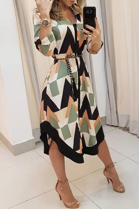 Rochie ZALORTA, Culoare: multicolor, IVET.RO îmbrăcăminte femei și bărbați , lenjerie de corp, încălțăminte, accesorii