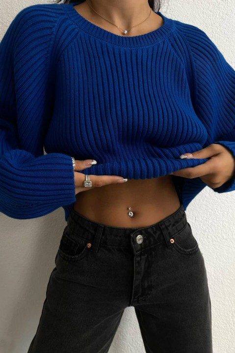 Pulover SOLEZMA NAVY, Culoare: bleumarin, IVET.RO îmbrăcăminte femei și bărbați , lenjerie de corp, încălțăminte, accesorii