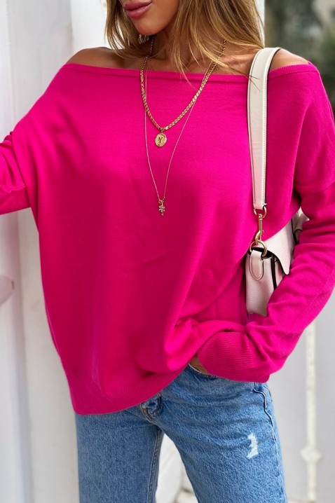 Bluză damă DOVERA FUCHSIA, Culoare: fucsia, IVET.RO îmbrăcăminte femei și bărbați , lenjerie de corp, încălțăminte, accesorii