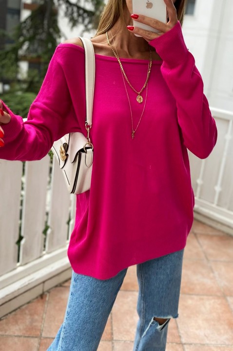 Bluză damă DOVERA FUCHSIA, Culoare: fucsia, IVET.RO îmbrăcăminte femei și bărbați , lenjerie de corp, încălțăminte, accesorii
