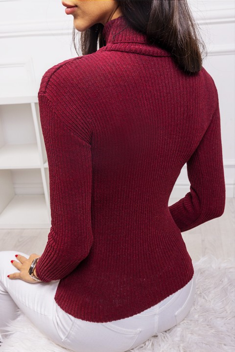 Pulover FERTONSA BORDO, Culoare: bordo, IVET.RO - Reduceri de până la -80%