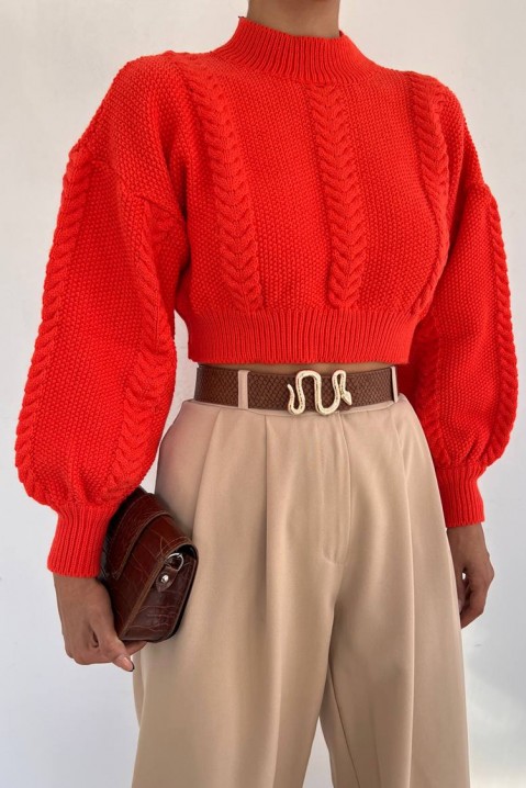 Pulover NOTENA ORANGE, Culoare: portocaliu, IVET.RO îmbrăcăminte femei și bărbați , lenjerie de corp, încălțăminte, accesorii