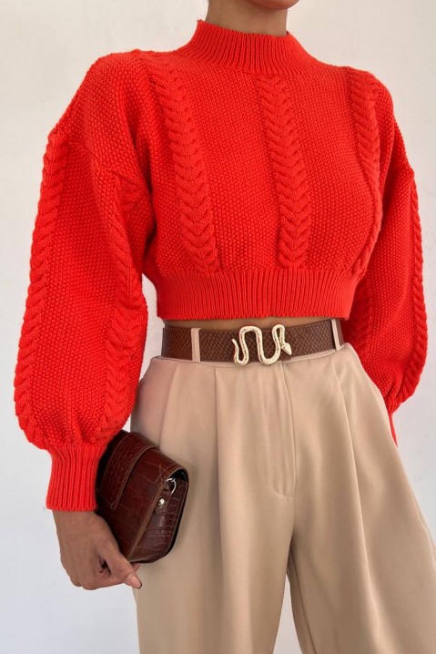 Pulover NOTENA ORANGE, Culoare: portocaliu, IVET.RO îmbrăcăminte femei și bărbați , lenjerie de corp, încălțăminte, accesorii