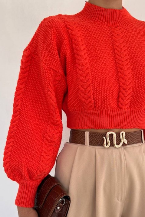 Pulover NOTENA ORANGE, Culoare: portocaliu, IVET.RO îmbrăcăminte femei și bărbați , lenjerie de corp, încălțăminte, accesorii