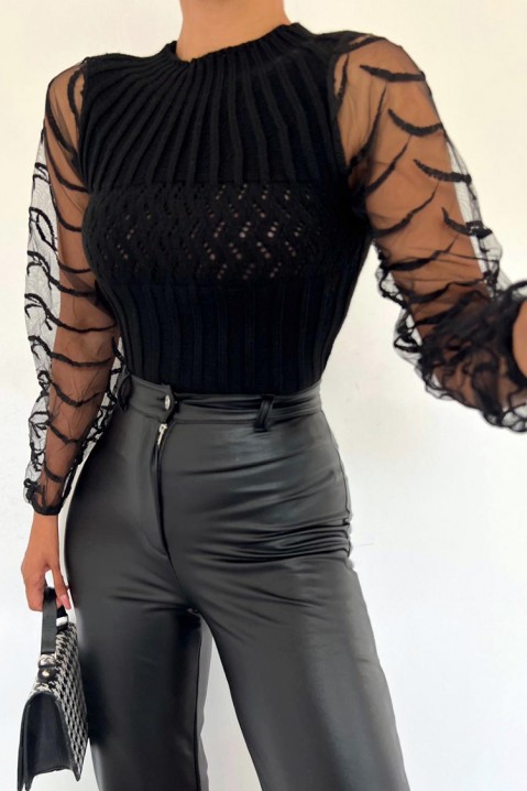 Pulover damă REDROGA BLACK, Culoare: negru, IVET.RO îmbrăcăminte femei și bărbați , lenjerie de corp, încălțăminte, accesorii