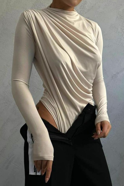 Body - bluză MALEMA ECRU, Culoare: ecru, IVET.RO îmbrăcăminte femei și bărbați , lenjerie de corp, încălțăminte, accesorii