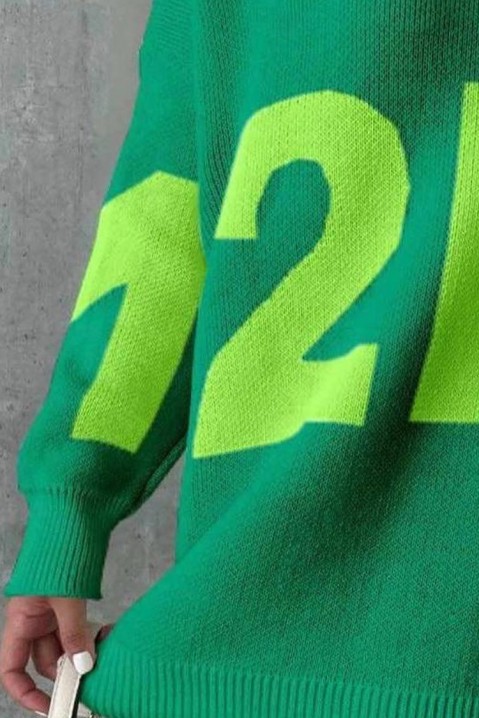 Bluzon PRIERA GREEN, Culoare: verde, IVET.RO îmbrăcăminte femei și bărbați , lenjerie de corp, încălțăminte, accesorii