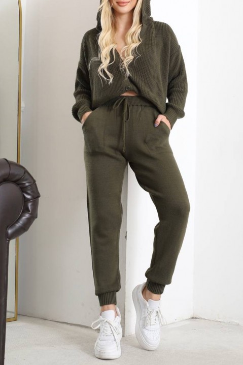 Complet NEOMAYA KHAKI, Culoare: kaki, IVET.RO îmbrăcăminte femei și bărbați , lenjerie de corp, încălțăminte, accesorii