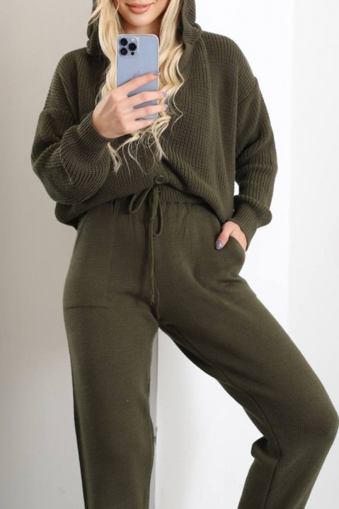 Complet NEOMAYA KHAKI, Culoare: kaki, IVET.RO îmbrăcăminte femei și bărbați , lenjerie de corp, încălțăminte, accesorii