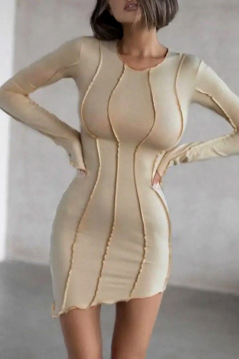 Rochie GREMOLDA BEIGE, Culoare: bej, IVET.RO - Reduceri de până la -80%