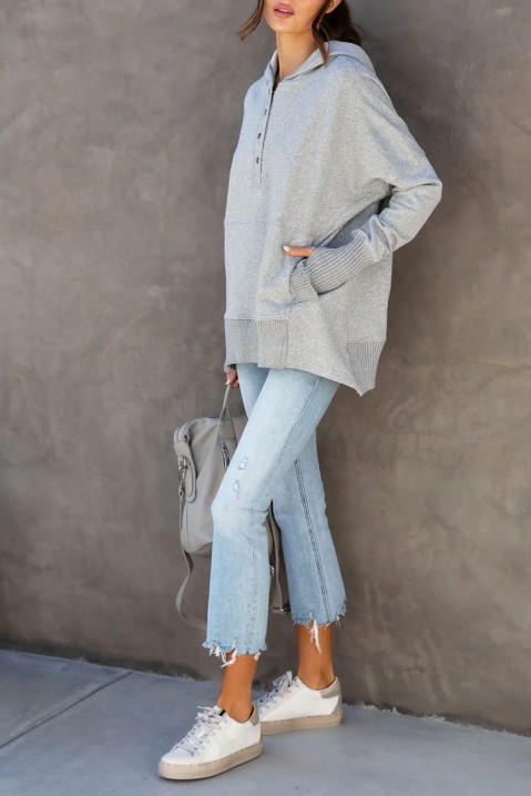 Hanorac RAMONSA GREY, Culoare: gri, IVET.RO - Reduceri de până la -80%