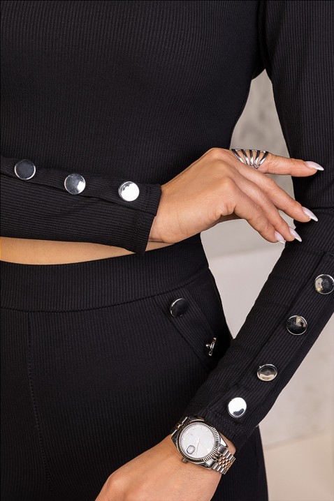 Complet BELMOSA BLACK, Culoare: negru, IVET.RO îmbrăcăminte femei și bărbați , lenjerie de corp, încălțăminte, accesorii