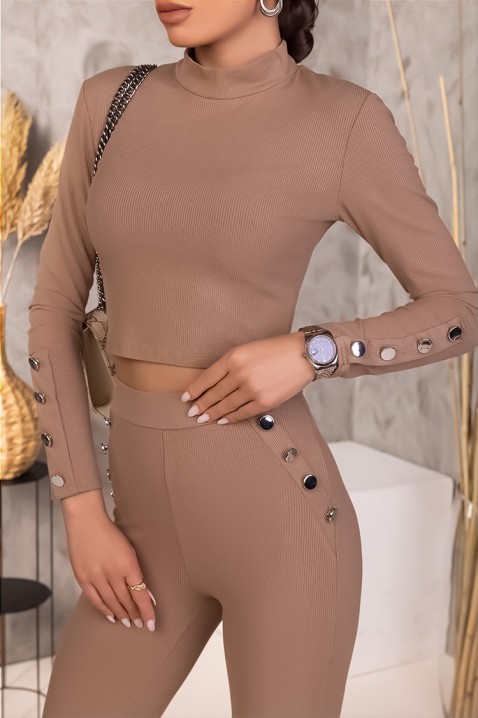 Complet BELMOSA BEIGE, Culoare: bej, IVET.RO îmbrăcăminte femei și bărbați , lenjerie de corp, încălțăminte, accesorii