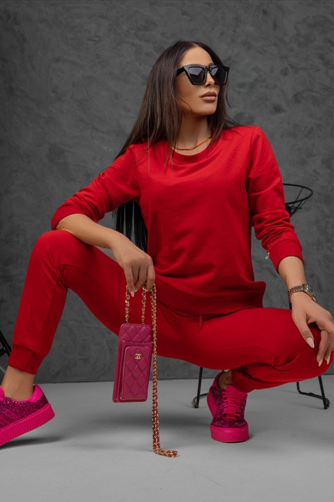 Complet REBELDA RED, Culoare: roșu, IVET.RO îmbrăcăminte femei și bărbați , lenjerie de corp, încălțăminte, accesorii